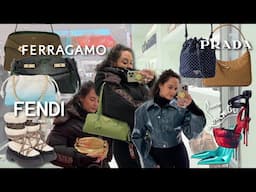 WHAT'S NEW?!* 2025 Luxury Shopping Vlog ft. Ferragamo, Gucci, Prada etc.