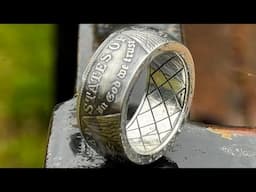 Making the Thick Morgan Dollar Ring