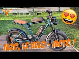 Engwe M20 : un vélo électrique aux airs de moto