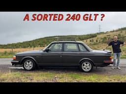 1989 Volvo 240 GLT with a few subtle tweaks - driven and reviewed.