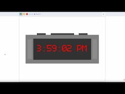 How to make a Real Time Digital Clock in Scratch | Scratch Tutorial!