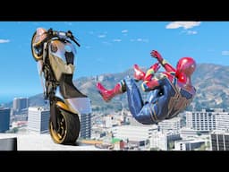 GTA 5 Spiderman Funny Moments - Funny Gameplay Fails Compilation (20 minutes of Best Ragdolls) #1