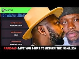 RADIOGAD GAVE VDM 24HRS TO RETURN THE NGO MONEY 180MILLION