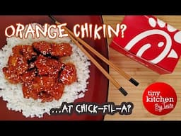 Chick-fil-A Inspired Orange Chikin (Asian-style Orange Chicken) // Tiny Kitchen Big Taste