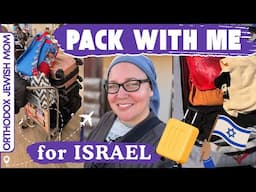 Pack with Me for Israel! Orthodox Jewish Mom Visits Israel for the First Time! (Jar of Fireflies)