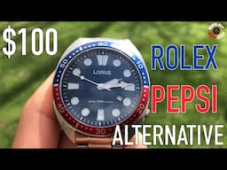 The Best ROLEX PEPSI GMT-Master ll Alternative for $100!?!?