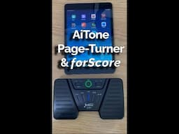 AiTone A-SP1 Bluetooth Page-Turner Pedal With forScore - Works Great!