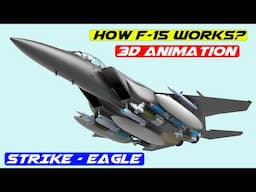 How F-15 Works? Explained in Detail - 3D Animation