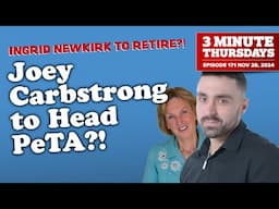 Joey Carbstrong To Head PeTA and Replace Ingrid Newkirk?!