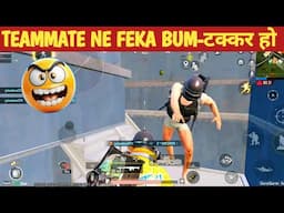 TEAMMATE THROWS GRENADE ON ME-LAST ZONE CAMPERComedy|BGMI video online gameplay MOMENT CARTOON FREAK