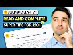 Read and Complete! Duolingo English Test's Hardest Questions | Part 3