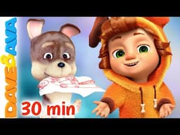 😃 Johny Johny Yes Papa and More Nursery Rhymes | Number Train Part 2 | Baby Songs by Dave and Ava 😃