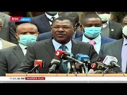 Moses Wetangula attacks DP Ruto over bottoms up economic model.