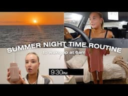 SUMMER ‘THAT GIRL’ NIGHT TIME ROUTINE || healthy grocery shop, skin care routine & workout out w me!