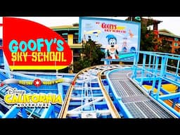 Goofy's Sky School 2025 Front Seat On-Ride POV | Disney California Adventure Park