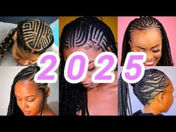 💯Most Current Hair Braids Hairstyles For Ladies | Stitch Braids Hairstyles 2025