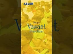 Happy Vasant Panchami 2025 - Saraswati Puja | ALLEN #shorts