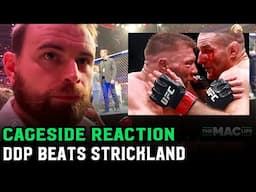 UFC 312 Cageside Reaction: Dricus Du Plessis breaks Sean Strickland's nose