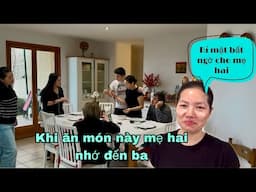 Ức vịt áp chảo và bánh táo tráng miệng, mẹ hai nhớ ba khi ăn món này, Mai le cuộc sống Ở Pháp