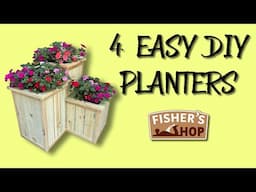 Woodworking: The BEST & EASIEST Planters To Make!