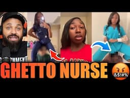 GHETTO Nurse TWERKSS On DISABLED Patients and POSTS Videos on TikTok