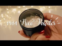 Edwardian Face Powder Recipe: "Rose Poudre de Riz"