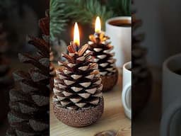 Christmas decoration ideas #christmasdecor #candle #winterdecor