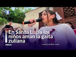 En Santa Lucía los niños aman la gaita zuliana