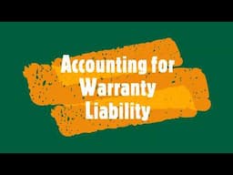 Warranty Liability Accounting