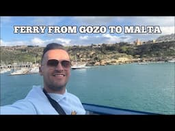 Live On a ferry from Gozo to Malta