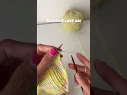 How To: Knitted Cast On #fridayknits #knittingtechniques #knittingtutorial