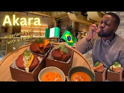 Afro BRAZILIAN Street Food in London | AKARA Restaurant Review