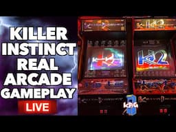 A Good Old Fashion Arcade Game Night LIVE! | Killer Instinct 1 & 2