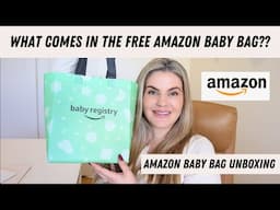 AMAZON BABY WELCOME KIT UNBOXING | Amazon Free Baby Registry Bag | Get Free Baby Stuff