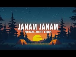 Pritam - Janam Janam (Lyrics) ft. Arijit Singh, Antara Mitra