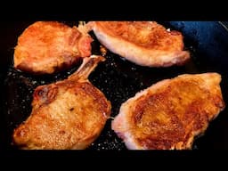 Juicy Cast-Iron Skillet Pork Chops