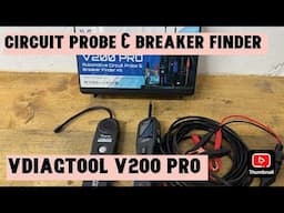 VDIAGTOOL V200 PRO Automotive Circuit Probe & Breaker Finder Kit Review