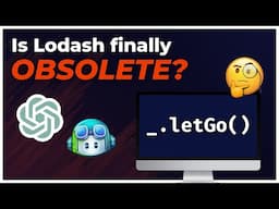 ChatGPT is the last nail in Lodash's coffin