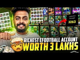 WORLD’S RICHEST EFOOTBALL ACCOUNT?🔥 | I BUILT PAY TO WIN 424 SQUAD🤯 | SPENDING 3 LAKH INDIAN RUPEES💰