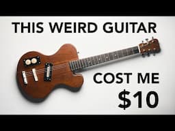 This weird guitar cost me $10 (FREE SAMPLES)