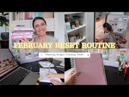 🌈 ULTIMATE FEBRUARY RESET ROUTINE | Kitchen Deep Cleaning Motivation, TBR + Book Review!