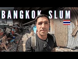 INSIDE THE BIGGEST SLUM IN THAILAND 🇹🇭 Khlong Toei, Bangkok