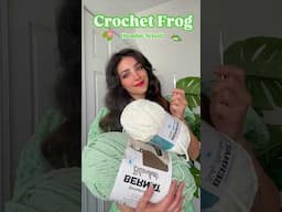 Crochet Frog 🐸🌸 Jumbo Crochet Plush