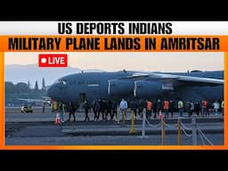 LIVE : C-17 Military Flight Carrying Deported Indians from US lands in Amritsar | India |USA |Trump