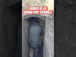 Dentro de un BÚNKER de la Guerra Civil Española #shorts