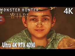 Monster Hunter Wilds Benchmark Ultra 4K Ray Tracing No Frame Gen RTX 4090