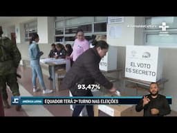 Equador define segundo turno presidencial em abril