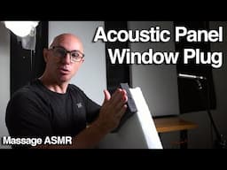 ASMR Recording Room Tour Acoustic Upgrades - Window Plug Sound Proof & Acoustic Panels