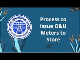 Process to issue O&U Meters to store by JE(Meter). Complete Tutorial