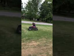 Why did the ATV cross the road? 🤣 #afv #fail #funny